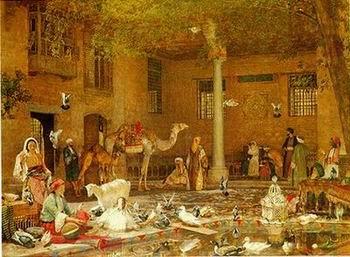 Arab or Arabic people and life. Orientalism oil paintings  253, unknow artist